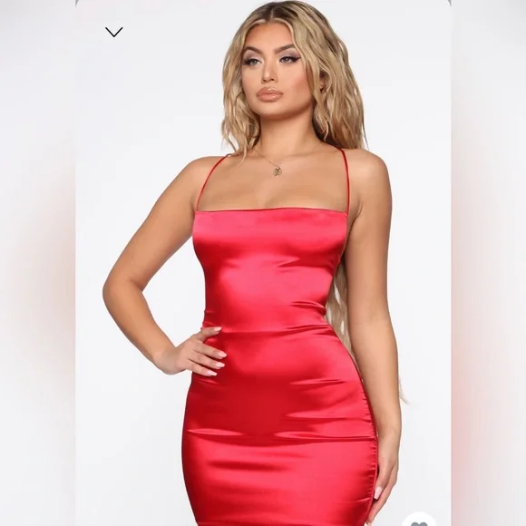 Fashion Nova Dresses Fashion Nova Take Me Higher Satin Mini